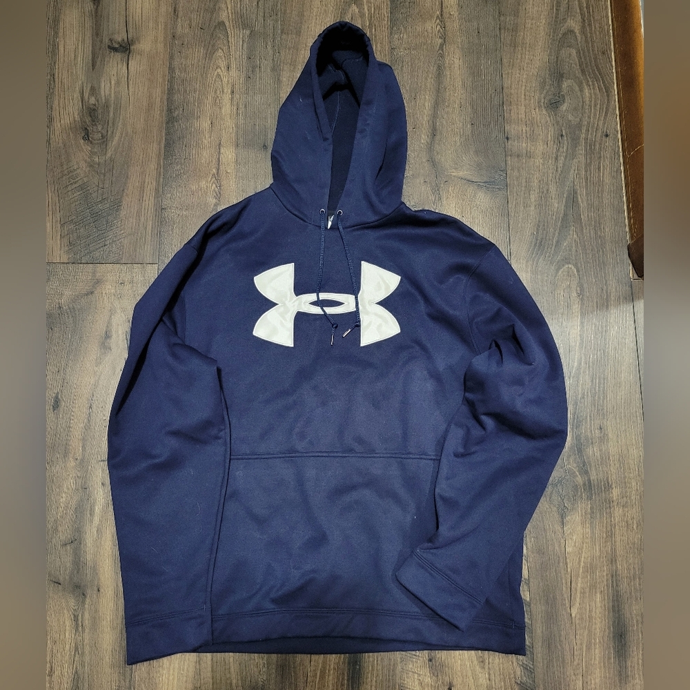Under Armour Navy Hoodie with Logo